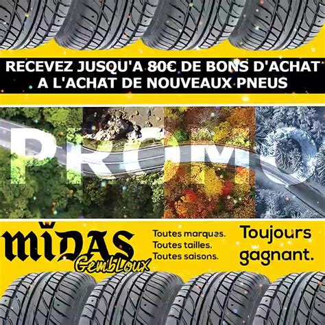 midas promotion pneus.